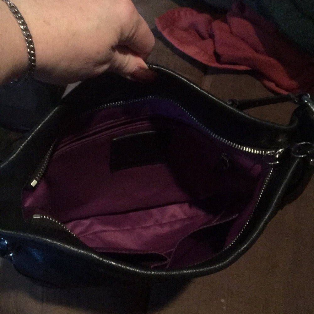Coach Black Leather Handbag - Picture 5 of 12